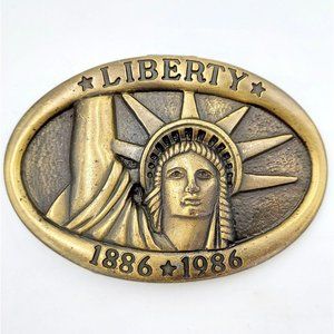 Statue Of Liberty Belt Buckle Vintage Lady 1986